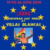 Exclusively gay men European Gay Week at Villas Blancas, Gran Canaria