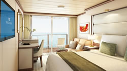 Enchanted Princess Deluxe Balcony Stateroom