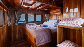 Flores gay cruise ship upper deck cabin