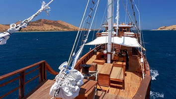 Flores gay cruise ship main deck view