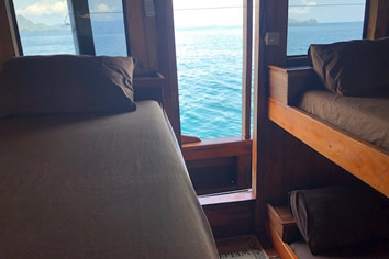 Flores gay cruise ship cabin