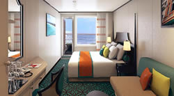 Carnival Vista Havana Aft-View Extended Balcony Stateroom