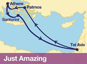 La Demence European Gay Cruise 2013 map