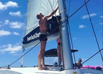 Caribbean gay catamaran cruise