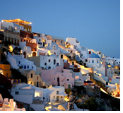 Equinox Greek Isles Gay group cruise visiting Santorini, Greece