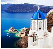 Equinox Mediterranean Gay group cruise visiting Santorini, Greece