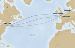 Queen Mary 2 Gay Group Westbound Transatlantic crossing
