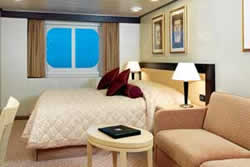 Queen Elizabeth Standard outside cabins