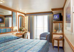 Diamond Princess Outside Stateroom with Balcony