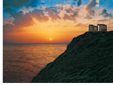 Romance Voyages Gay Greece sailing cruise visiting Sounion