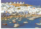 Romance Voyages Gay Greece sailing cruise visiting Mykonos