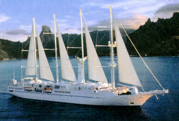 Exclusively gay Tahiti Cruise Sailing on Wind Spirit