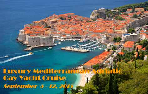 Luxury Mediterranean Adriatic Gay yacht Cruise from Venice to Dubrovnik