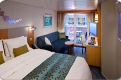 Allure of the Seas Boardwalk View Stateroom