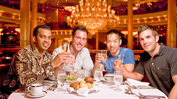 Atlantis Gay cruise dining