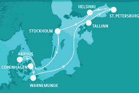 Summer Grand Baltic All-Gay Cruise Map
