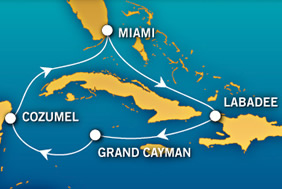 2010 Liberty Caribbean all gay cruise map