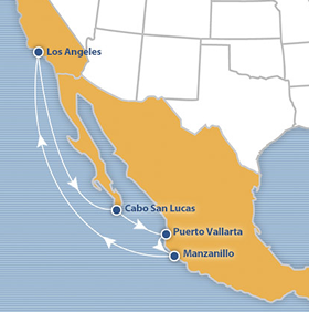 Atlantis 2014 Mexico gay cruise map