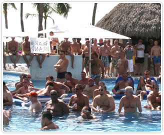 Exclusively gay Club Atlantis Vallarta in Hard Rock Vallarta resort