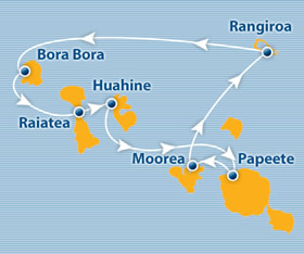 Atlantis 2016 Tahiti gay cruise map