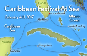 Lesbian Caribbean cruise map