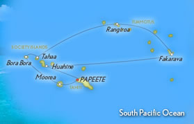 All-lesbian Tahiti cruise map