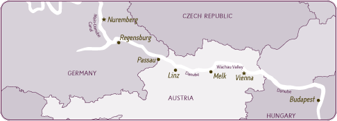 Romantic Danube Lesbian cruise itinerary