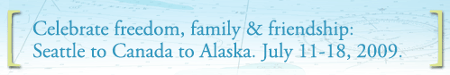 Gay and lesbian family summer adventure cruise to Alaska