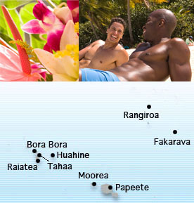 All Gay Tahitian Treasure Cruise map