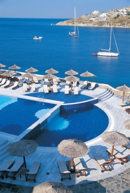 Mykonos Gay Friendly Resort Hotel and Spa Center Petasos Beach