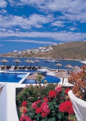 Petasos Beach resort hotel Mykonos