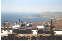 Gay Jeep Safari view over Kalafatis Mykonos