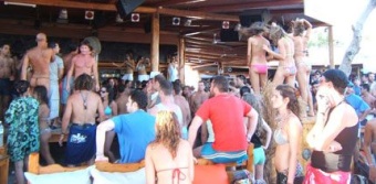 Mykonos beach dance
