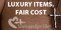 Love and Pride gay luxury items
