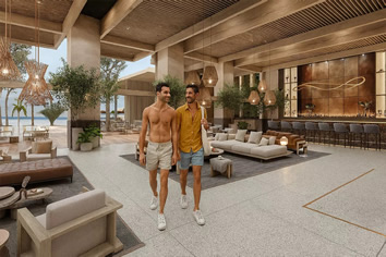Unico gay resort interiors