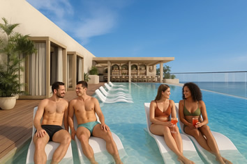 Unico gay resort pools