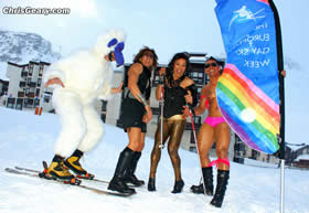 European Gay Ski Week in Tignes, France