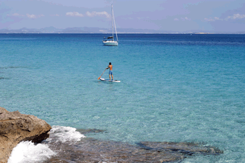 Formentera gay sailing paddleboard