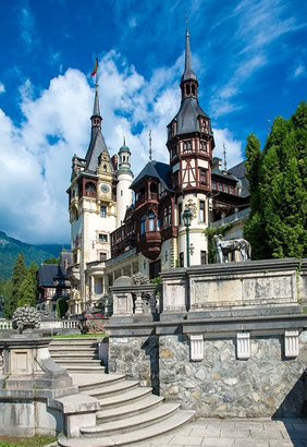 Peles Castle Romania gay tour