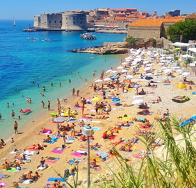 Croatia gay tour - Dubrovnik beach