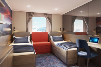 Hondius twin window cabin