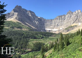 Gay Montana Glacier National Park tour - iceberg lake