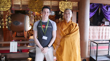 Japan gay tour - monk