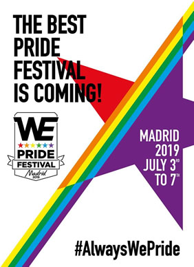 WE Pride Gay Festival Madrid 2019