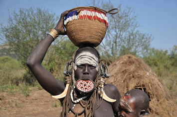 Ethiopia gay tour - Mursi people