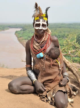 Ethiopia Karo women