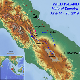 Sumatra Indonesia gay tour map