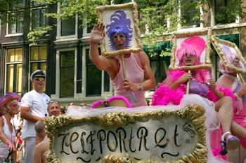 Amsterdam Gay Pride 2008 exclusively gay tour
