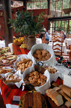 Exclusively gay Peru tour breakfast